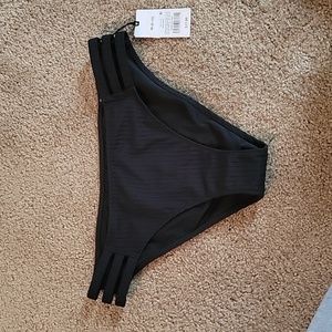 bikini bottom, black
